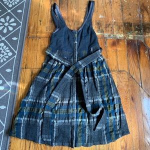 Free People plaid dress